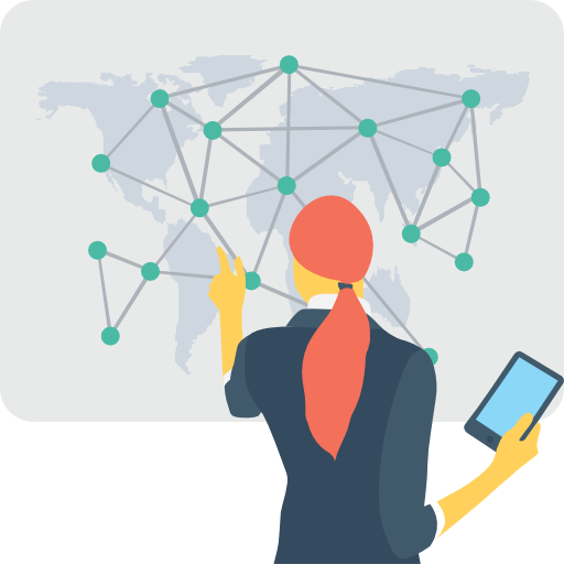 en todo el mundo icono gratis