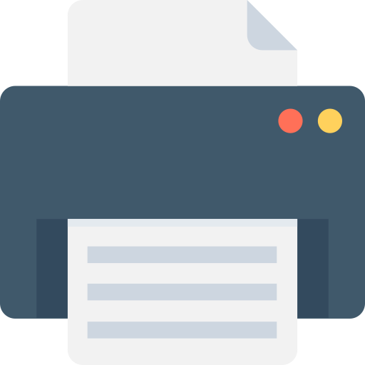 Printer Flat Color Flat icon