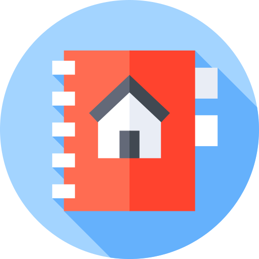 bienes raíces icono gratis