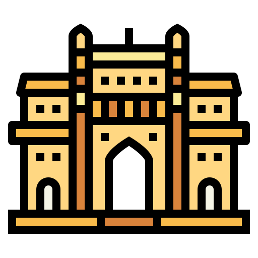 puerta de la india icono gratis