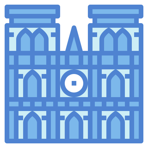 notre dame de montreal icono gratis