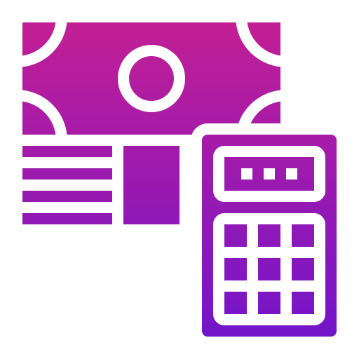 presupuesto icono gratis