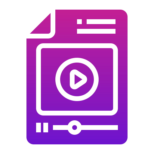 archivo de vídeo icono gratis