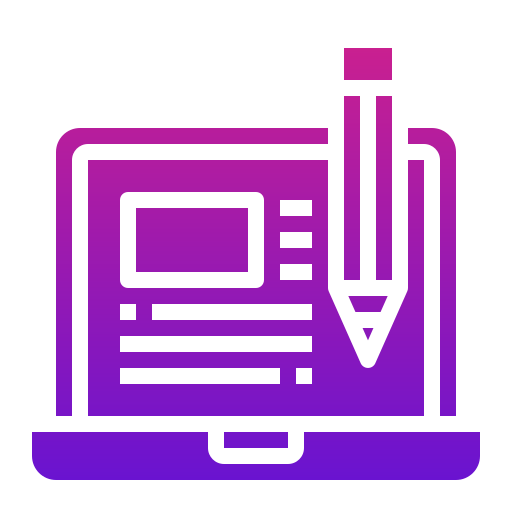 escritor icono gratis