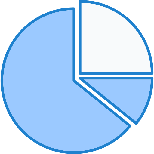 Pie chart - free icon