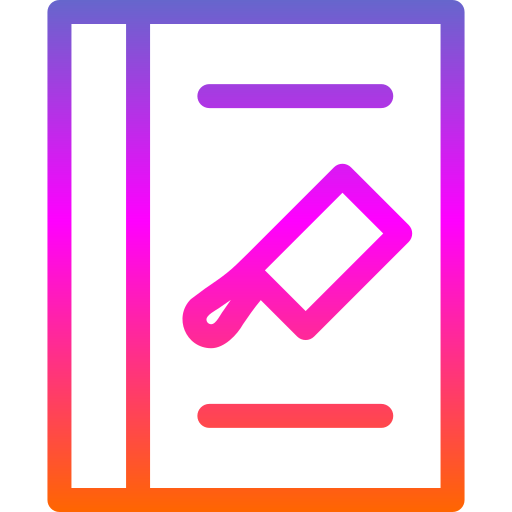 libro de cocina icono gratis