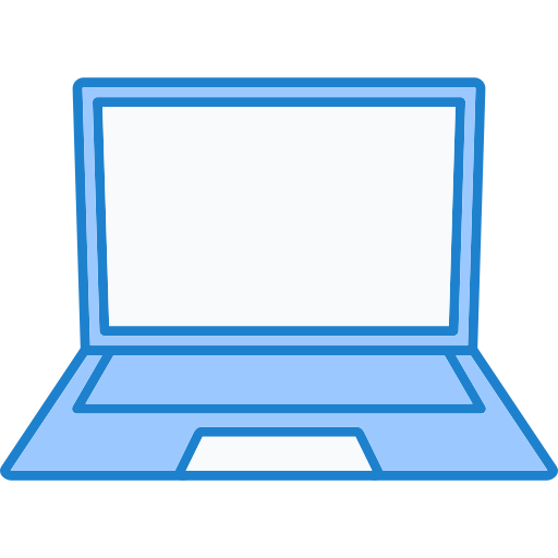 Laptop Generic Blue icon