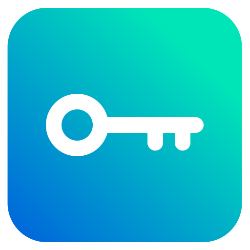 Key Generic Flat Gradient icon