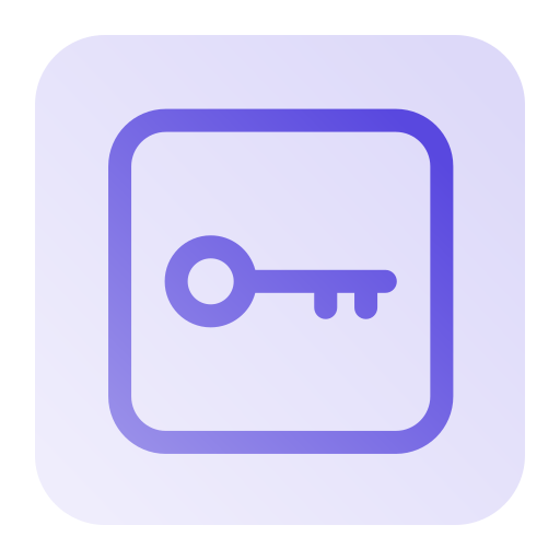 Key Generic Flat Gradient icon