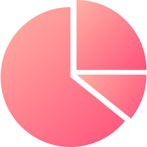 gráfico circular icono gratis