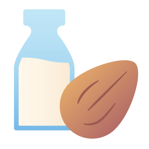 leche de almendras icono gratis