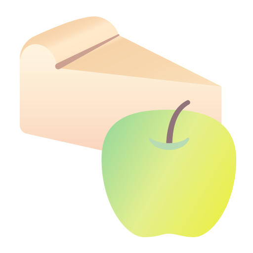 pie de manzana icono gratis