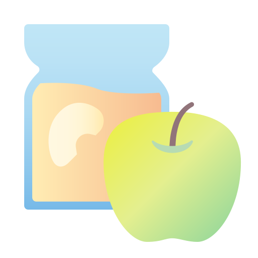 mermelada de manzana icono gratis