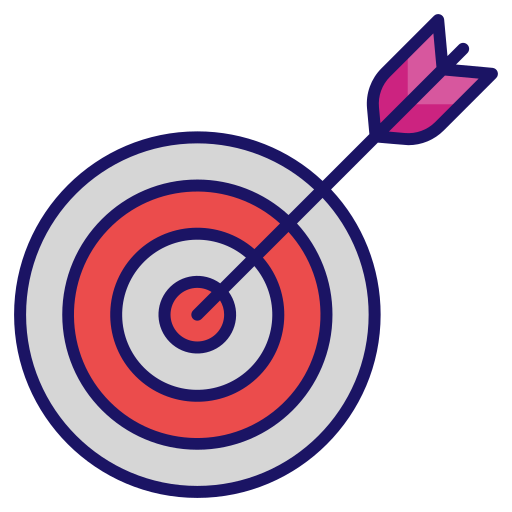 Target Generic Outline Color icon