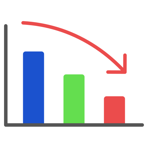 gráfico de barras icono gratis