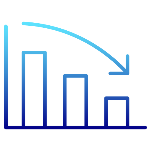 gráfico de barras icono gratis