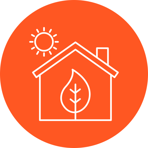 maison écologique Icône gratuit maison écologique Icône gratuit
