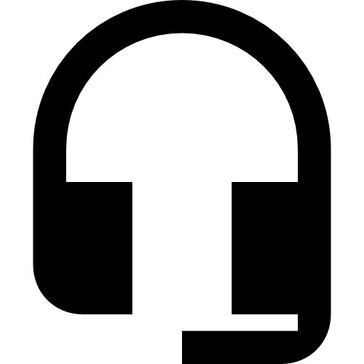 auriculares con micrófono icono gratis