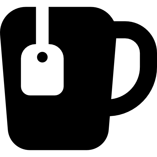 signo de taza de té icono gratis