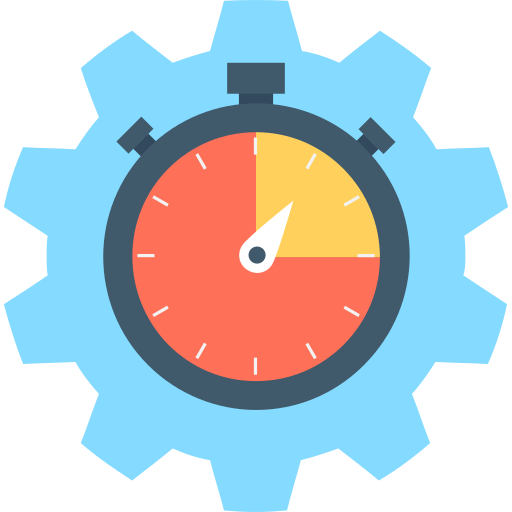 Stopwatch Flat Color Flat icon