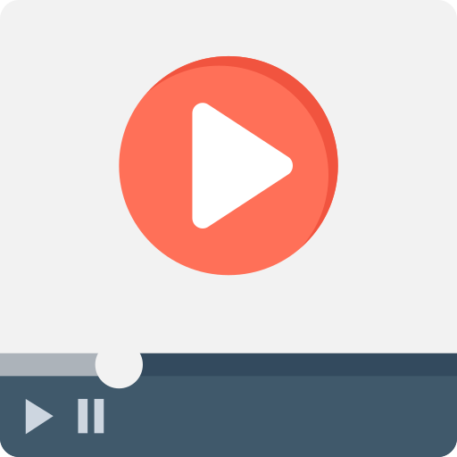 reproductor de video icono gratis