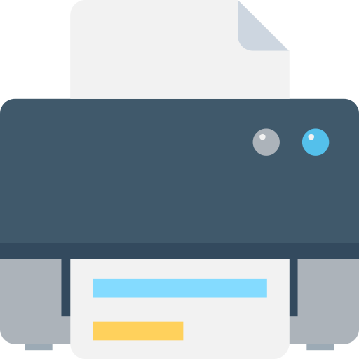 Printer Flat Color Flat icon