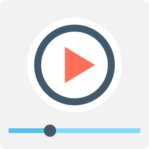 reproductor de video icono gratis