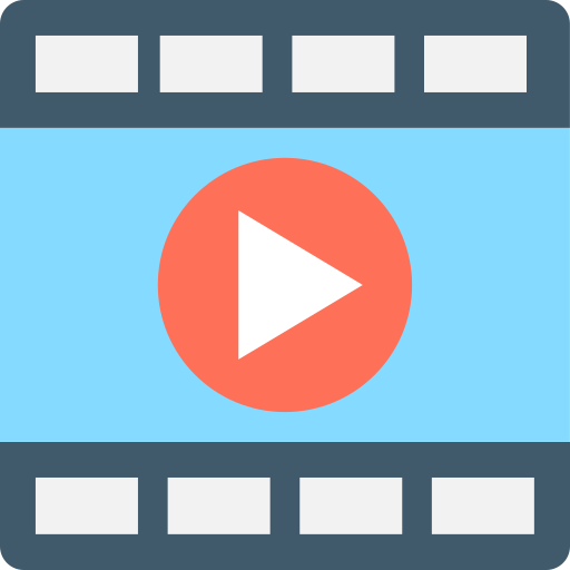 reproductor de video icono gratis