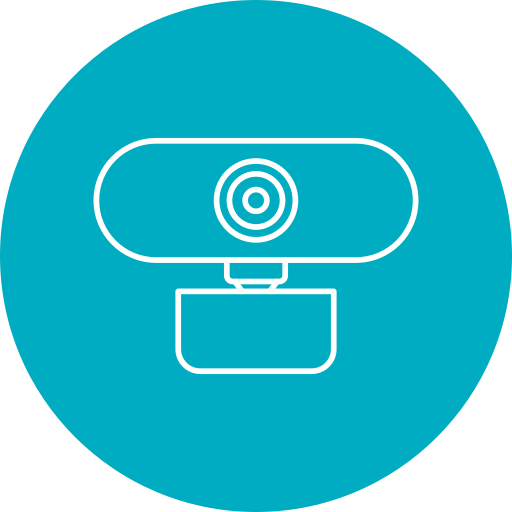 cámara web icono gratis