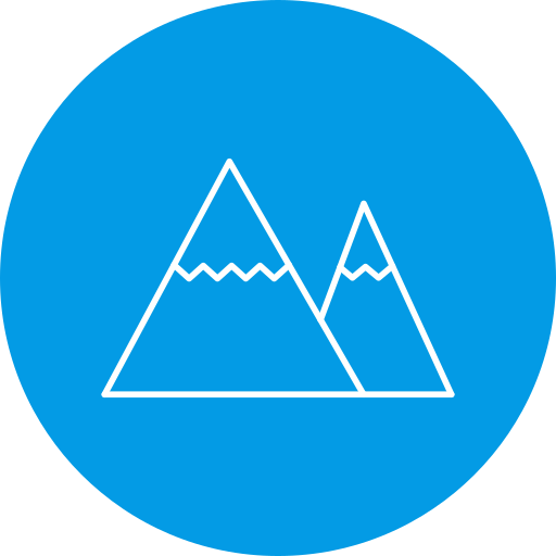 Mountain Generic Circular icon