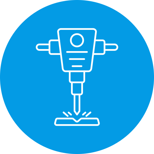 Jackhammer Generic Circular icon