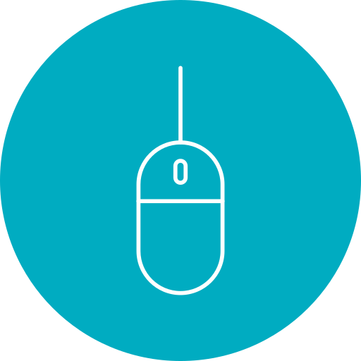 Mouse clicker Generic Circular icon