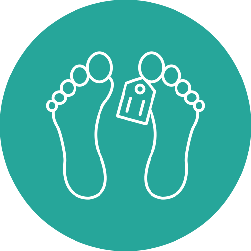 doigt de pied Icône gratuit