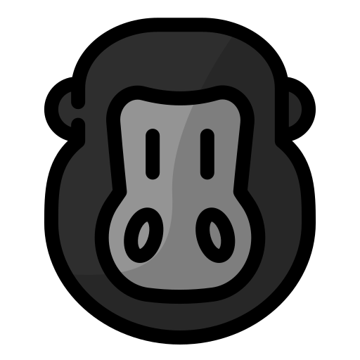 Gorilla - free icon