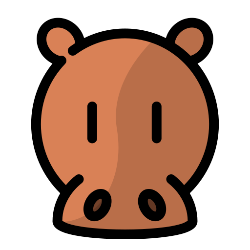 hipopótamo icono gratis