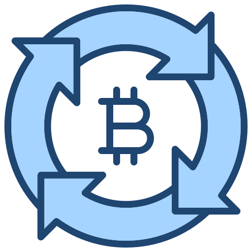 Circular economy Generic Blue icon