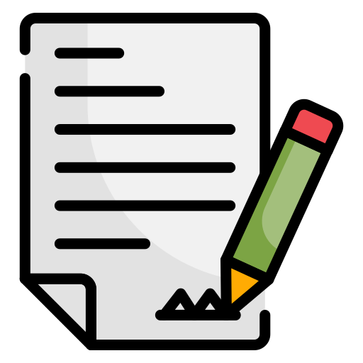 Contract Generic Outline Color icon