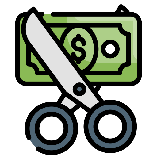 Price cut Generic Outline Color icon