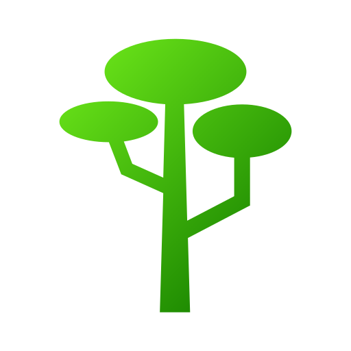 Tree Generic Flat Gradient icon