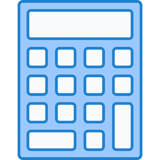 Calculator Generic Blue icon