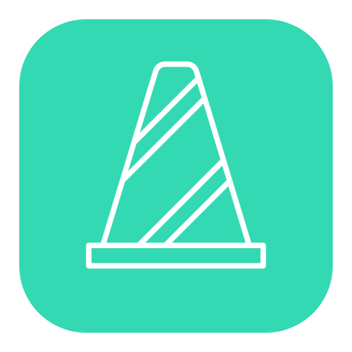 Traffic free icon