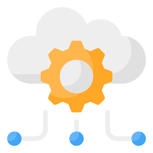 computación en la nube icono gratis