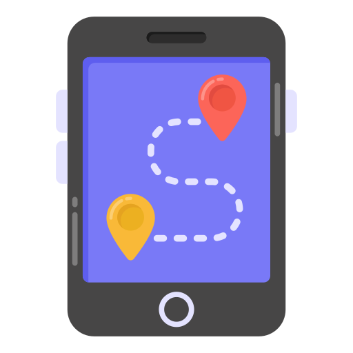 téléphone gps Icône gratuit téléphone gps Icône gratuit