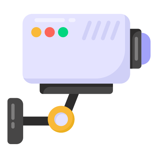 circuito cerrado de televisión icono gratis