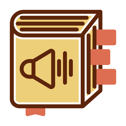 audio libro icono gratis