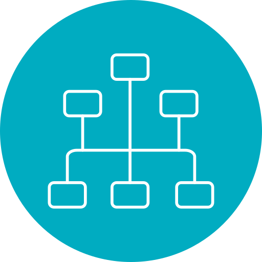 Sitemap Generic Circular icon