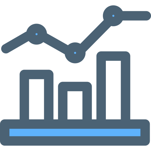 gráfico de barras icono gratis