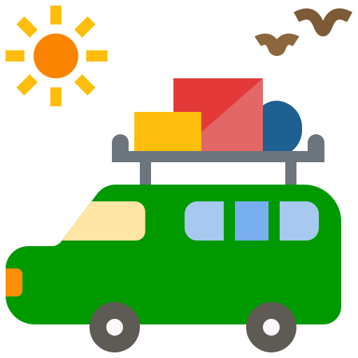 Travel free icon Travel free icon