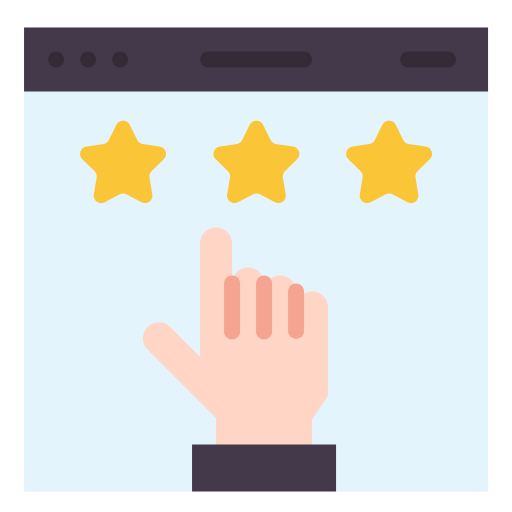 calificación web icono gratis
