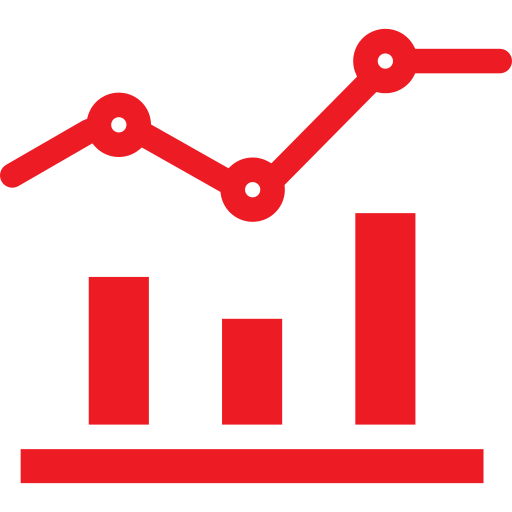 gráfico de barras icono gratis